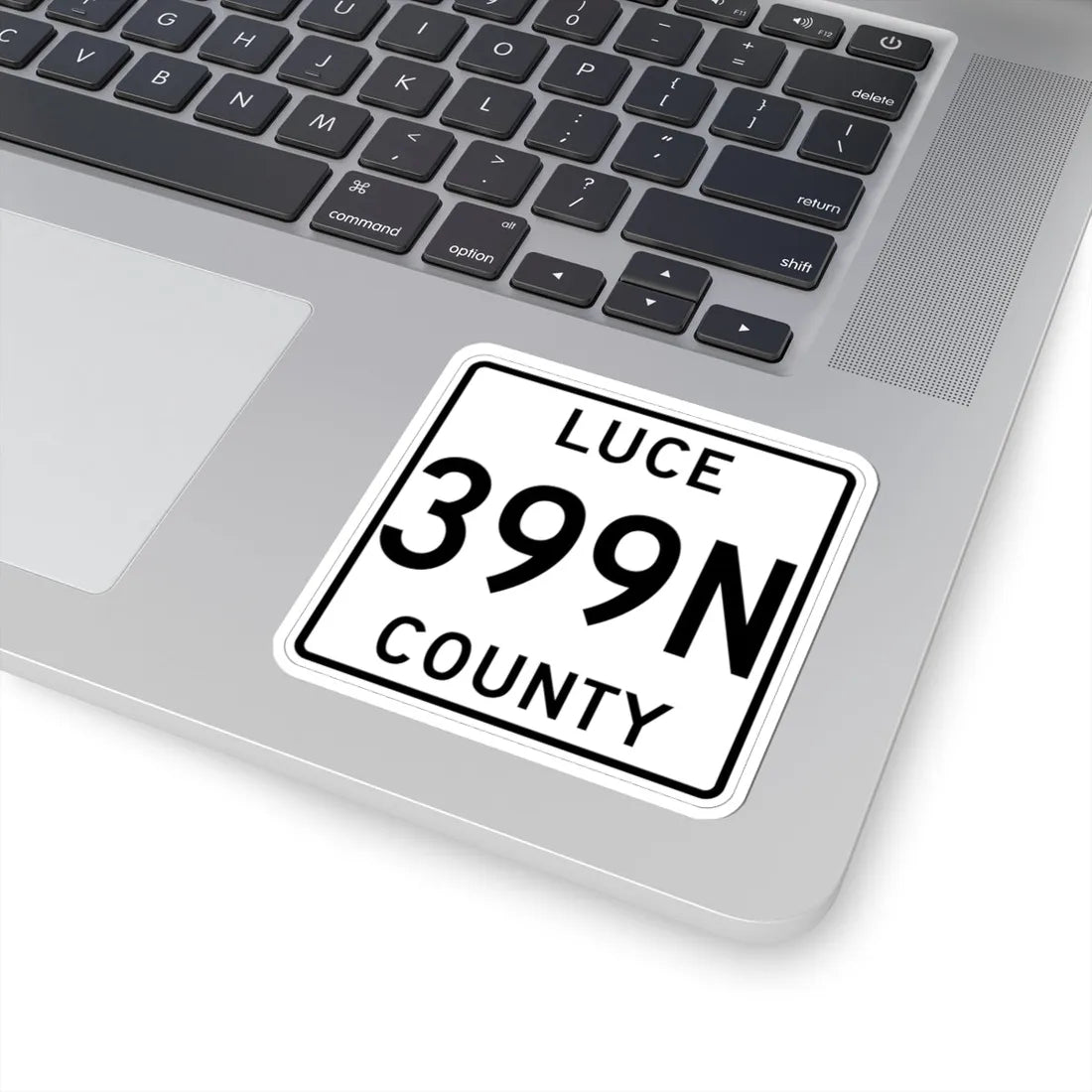 Michigan 399N Luce County (Michigan) (Road Sign) STICKER Vinyl Kiss-Cut Decal - The Sticker Space