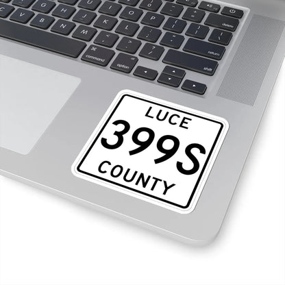 Michigan 399S Luce County (Michigan) (Road Sign) STICKER Vinyl Kiss-Cut Decal - The Sticker Space