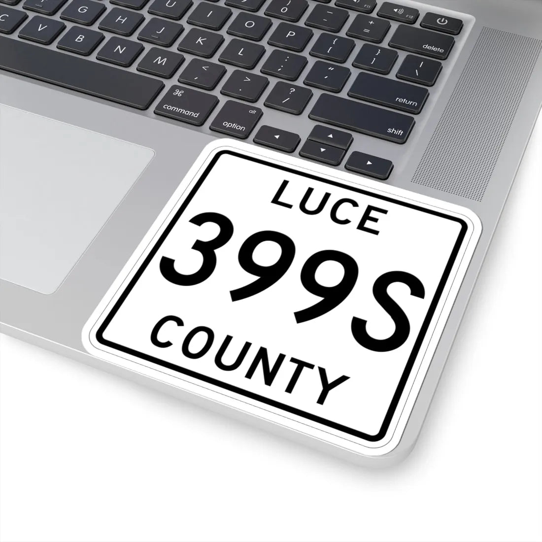 Michigan 399S Luce County (Michigan) (Road Sign) STICKER Vinyl Kiss-Cut Decal - The Sticker Space