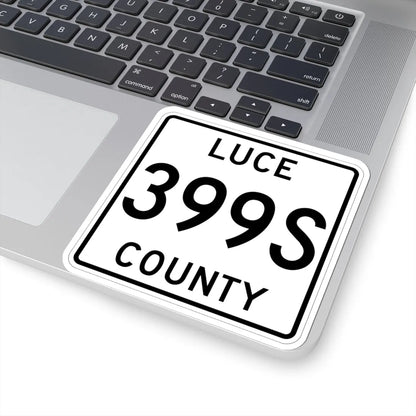 Michigan 399S Luce County (Michigan) (Road Sign) STICKER Vinyl Kiss-Cut Decal - The Sticker Space