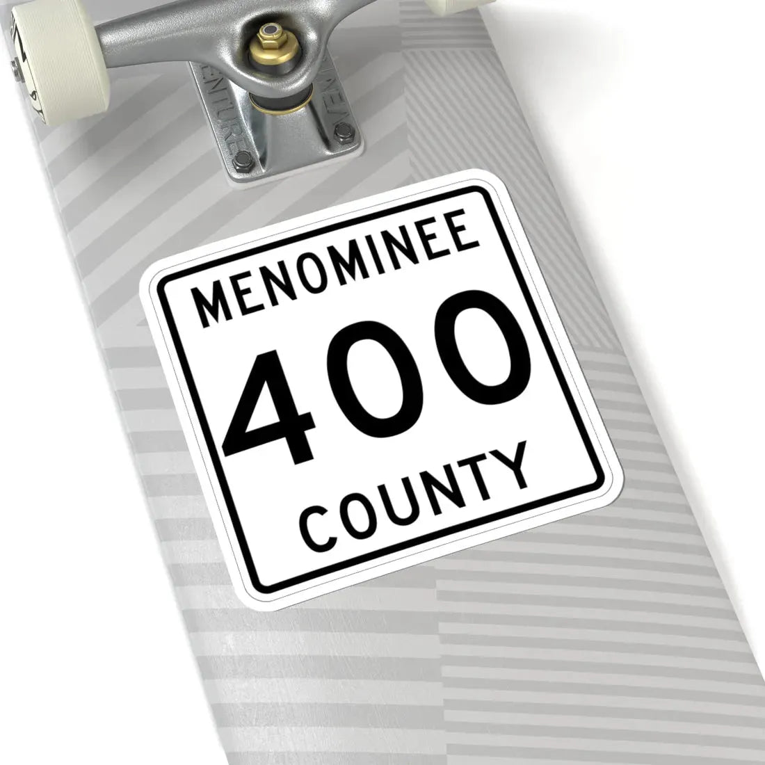Michigan 400 Menominee County (Michigan) (Road Sign) STICKER Vinyl Kiss-Cut Decal - The Sticker Space