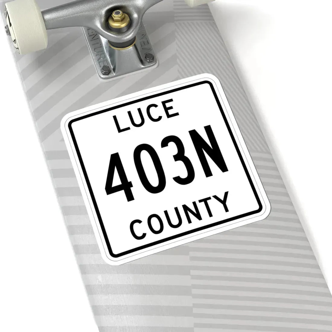 Michigan 403N Luce County (Michigan) (Road Sign) STICKER Vinyl Kiss-Cut Decal - The Sticker Space