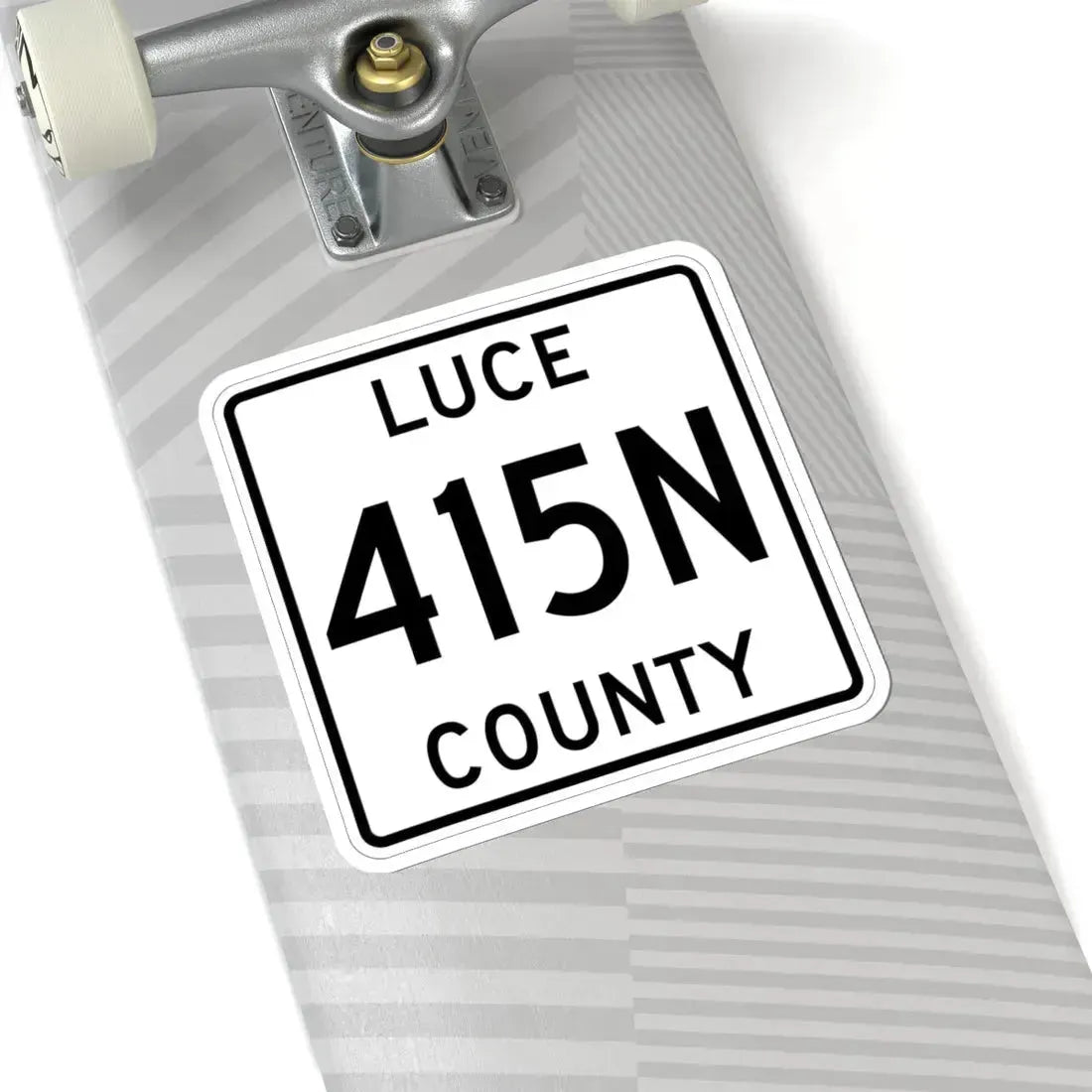 Michigan 415N Luce County (Michigan) (Road Sign) STICKER Vinyl Kiss-Cut Decal - The Sticker Space