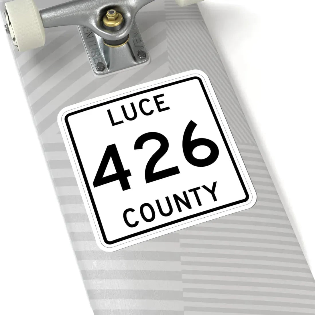 Michigan 426 Luce County (Michigan) (Road Sign) STICKER Vinyl Kiss-Cut Decal - The Sticker Space
