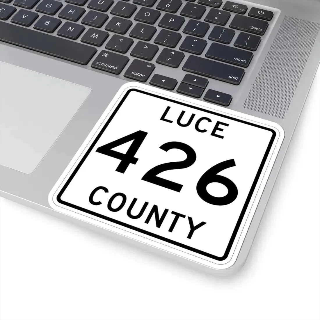 Michigan 426 Luce County (Michigan) (Road Sign) STICKER Vinyl Kiss-Cut Decal - The Sticker Space