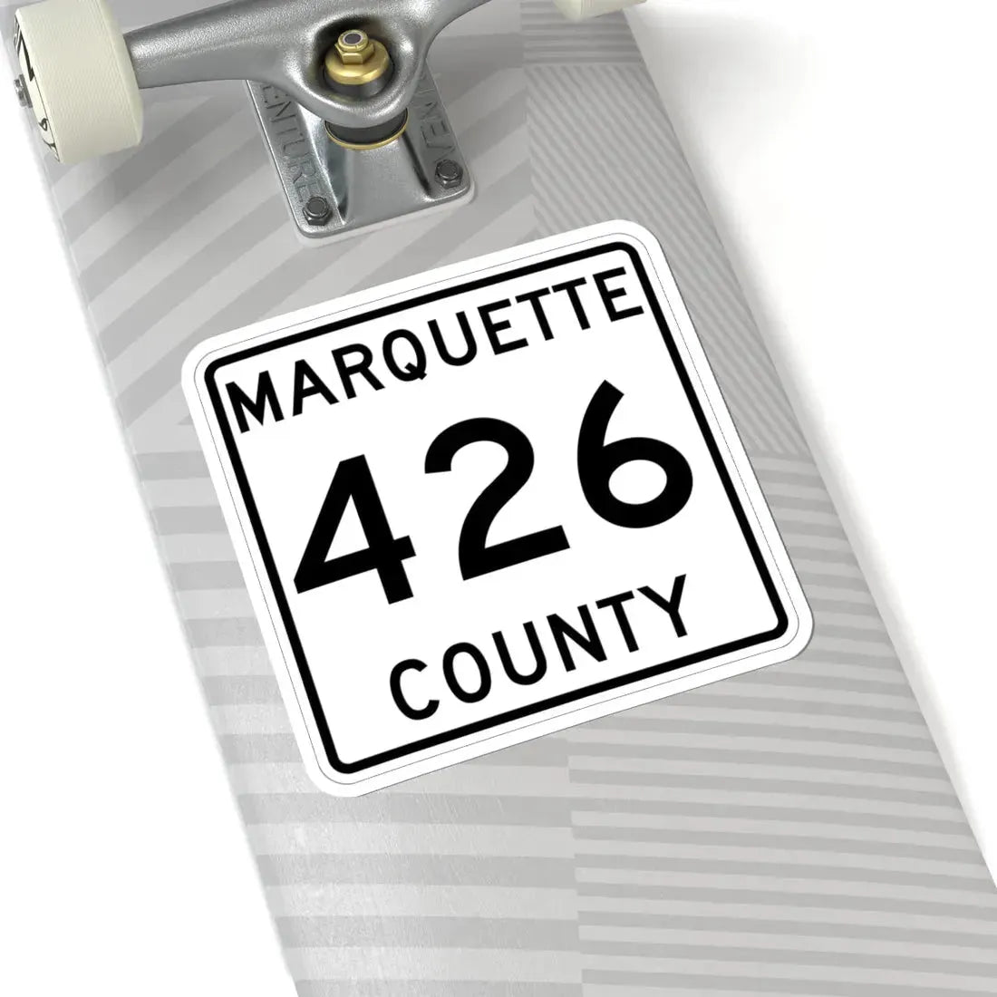 Michigan 426 Marquette County (Michigan) (Road Sign) STICKER Vinyl Kiss-Cut Decal - The Sticker Space