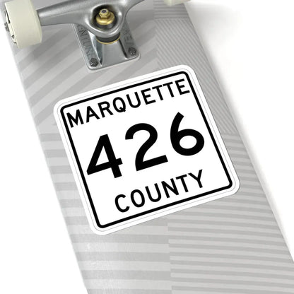 Michigan 426 Marquette County (Michigan) (Road Sign) STICKER Vinyl Kiss-Cut Decal - The Sticker Space