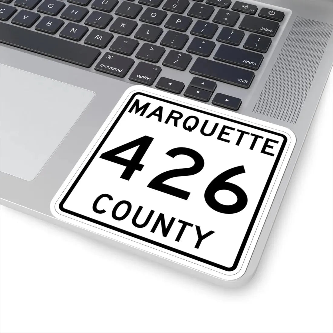 Michigan 426 Marquette County (Michigan) (Road Sign) STICKER Vinyl Kiss-Cut Decal - The Sticker Space