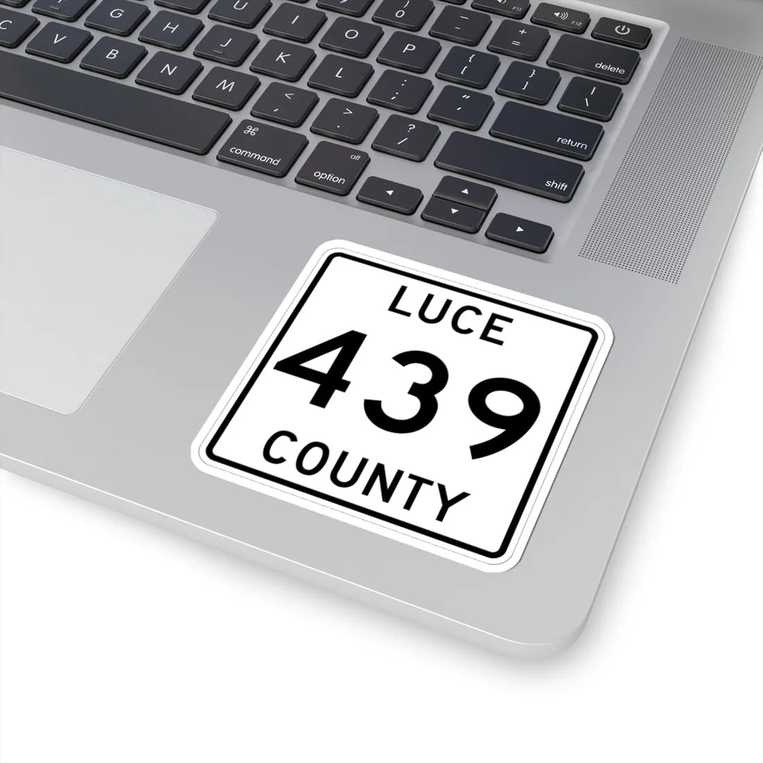 Michigan 439 Luce County (Michigan) (Road Sign) STICKER Vinyl Kiss-Cut Decal - The Sticker Space