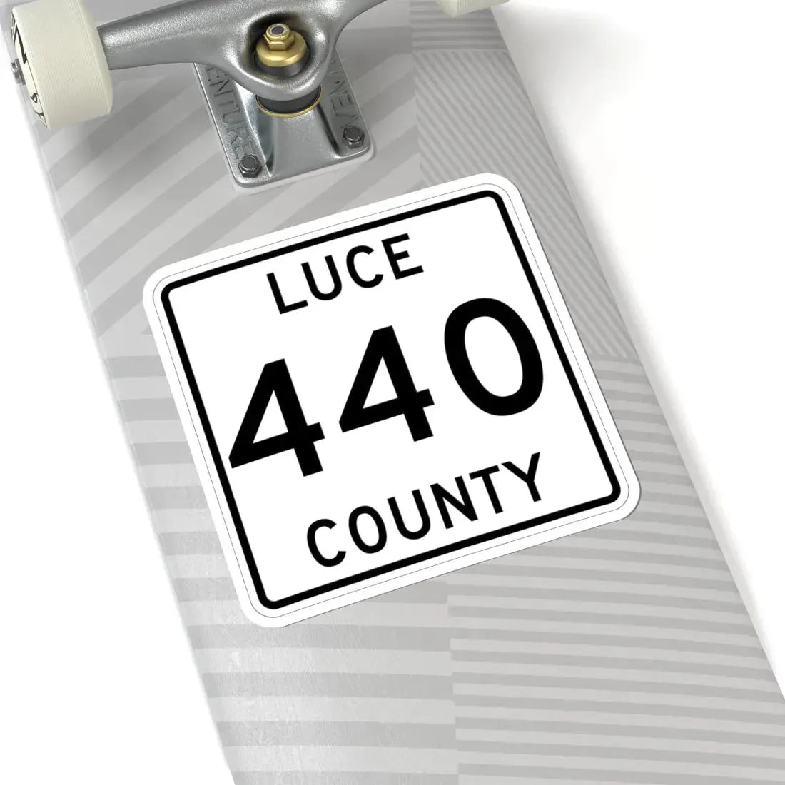 Michigan 440 Luce County (Michigan) (Road Sign) STICKER Vinyl Kiss-Cut Decal - The Sticker Space