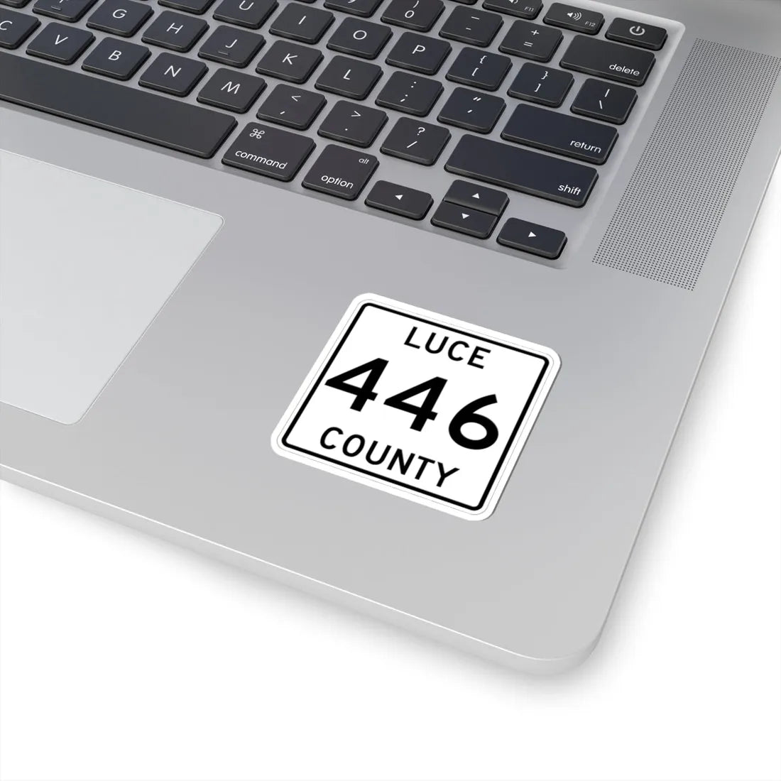 Michigan 446 Luce County (Michigan) (Road Sign) STICKER Vinyl Kiss-Cut Decal - The Sticker Space