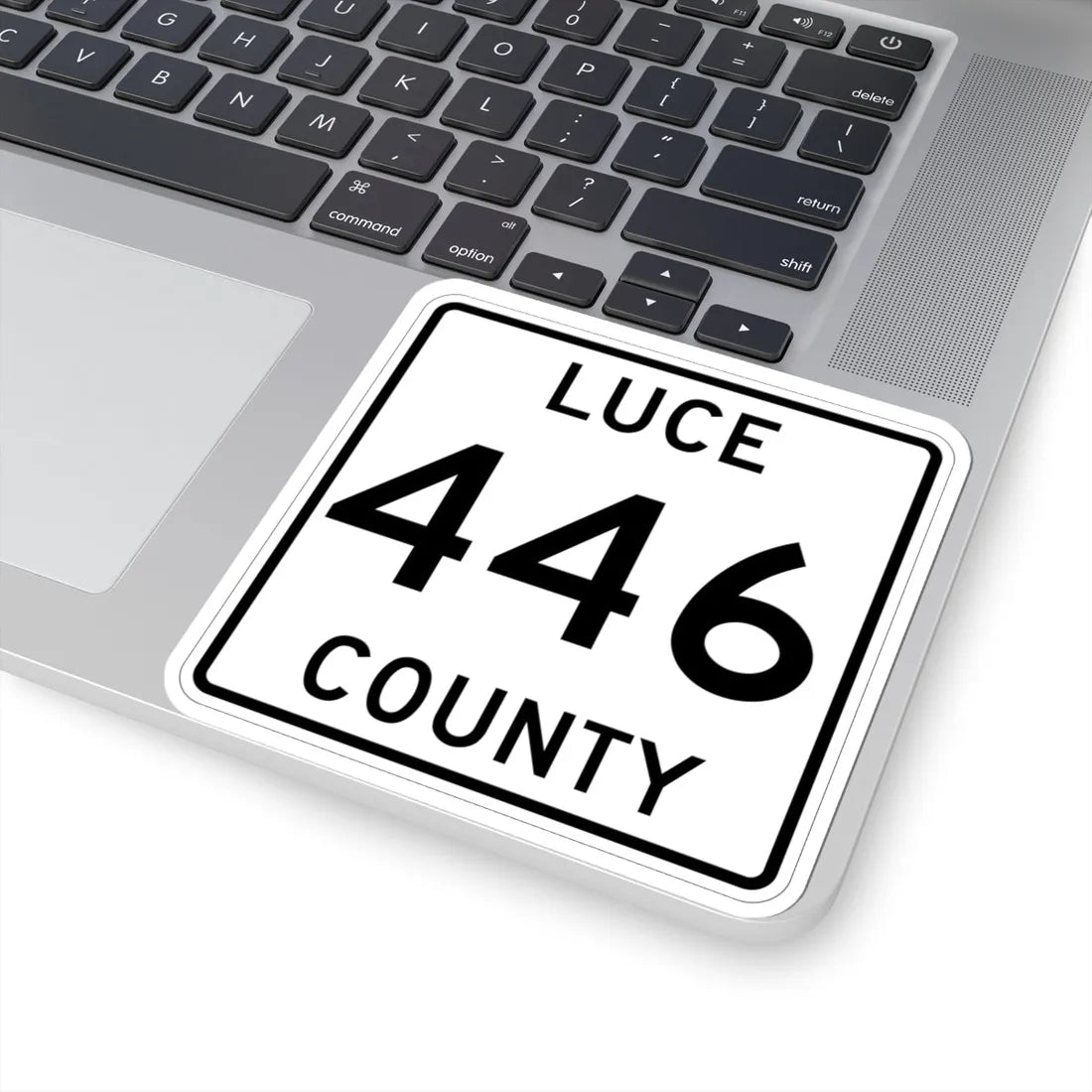 Michigan 446 Luce County (Michigan) (Road Sign) STICKER Vinyl Kiss-Cut Decal - The Sticker Space