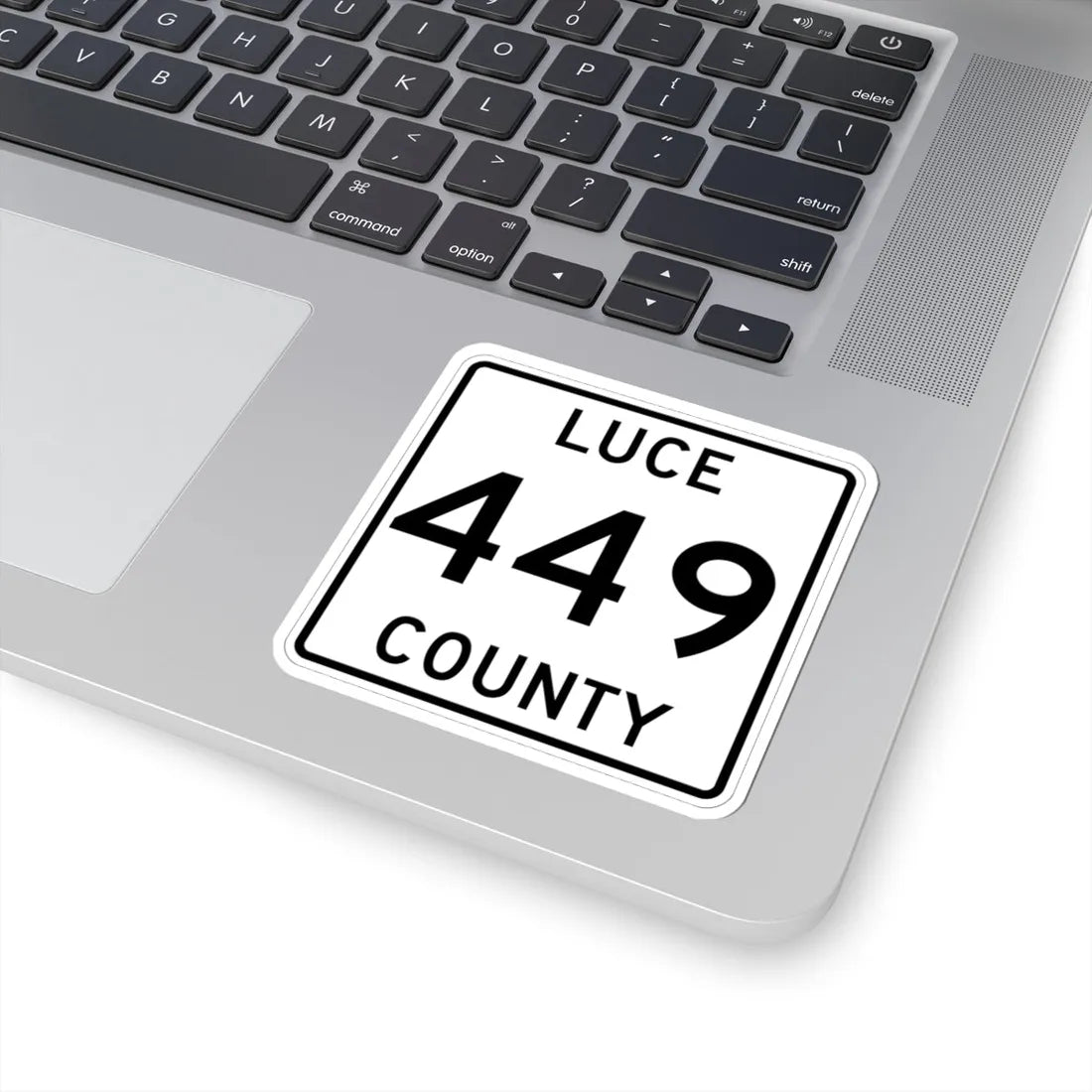 Michigan 449 Luce County (Michigan) (Road Sign) STICKER Vinyl Kiss-Cut Decal - The Sticker Space