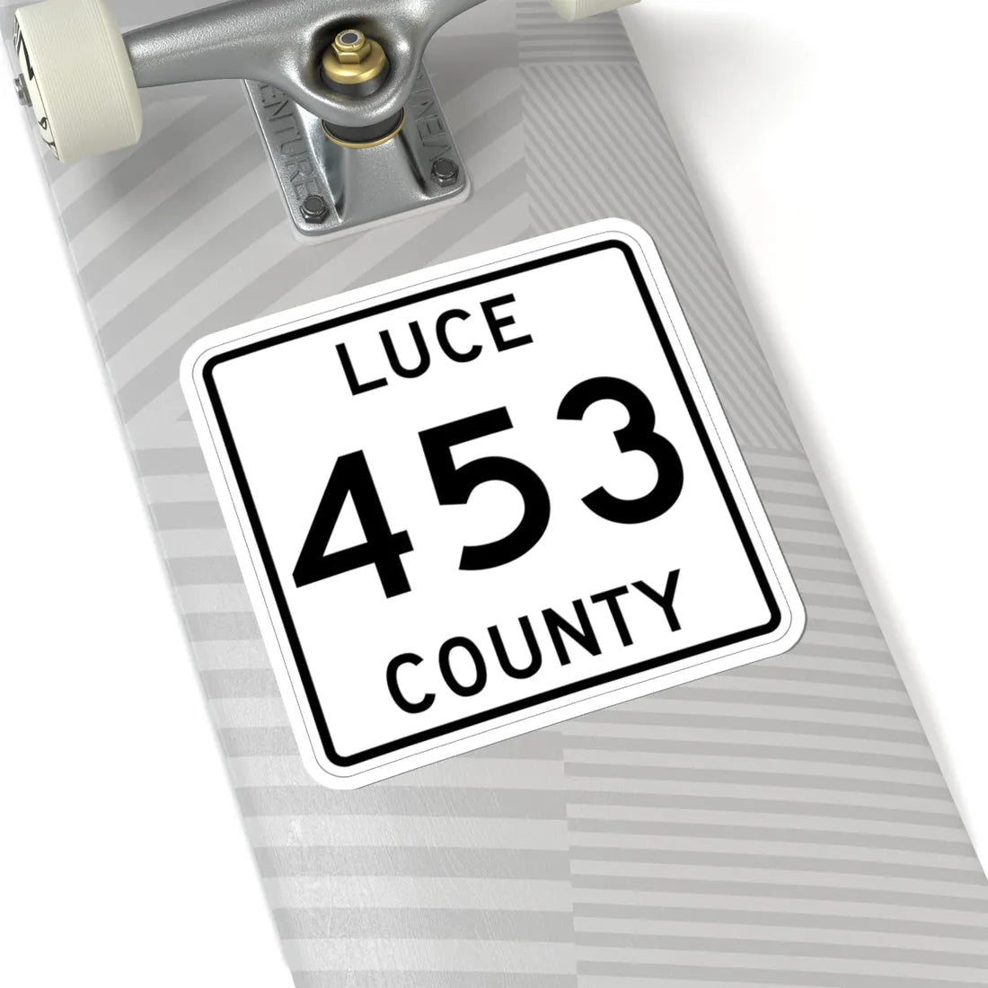 Michigan 453 Luce County (Michigan) (Road Sign) STICKER Vinyl Kiss-Cut Decal - The Sticker Space