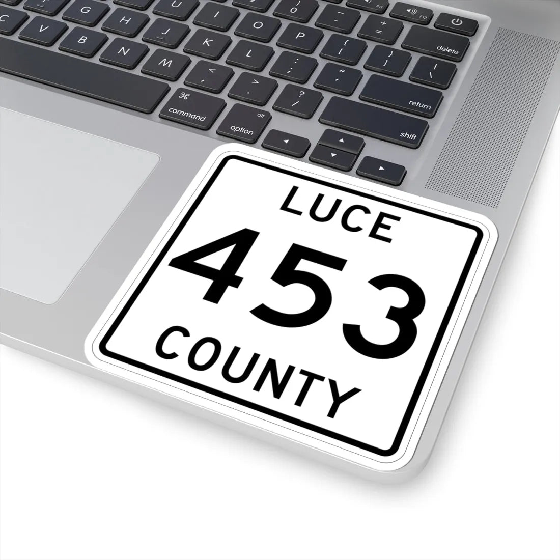 Michigan 453 Luce County (Michigan) (Road Sign) STICKER Vinyl Kiss-Cut Decal - The Sticker Space