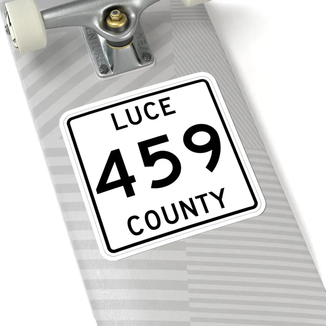 Michigan 459 Luce County (Michigan) (Road Sign) STICKER Vinyl Kiss-Cut Decal - The Sticker Space