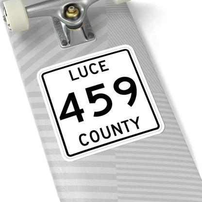 Michigan 459 Luce County (Michigan) (Road Sign) STICKER Vinyl Kiss-Cut Decal - The Sticker Space