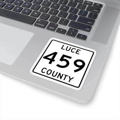 Michigan 459 Luce County (Michigan) (Road Sign) STICKER Vinyl Kiss-Cut Decal - The Sticker Space