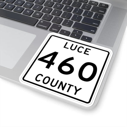 Michigan 460 Luce County (Michigan) (Road Sign) STICKER Vinyl Kiss-Cut Decal - The Sticker Space