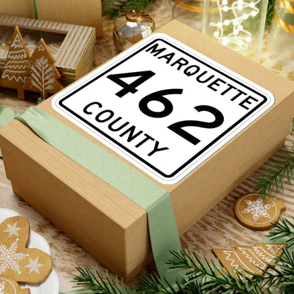 Michigan 462 Marquette County (Michigan) (Road Sign) STICKER Vinyl Kiss-Cut Decal - The Sticker Space