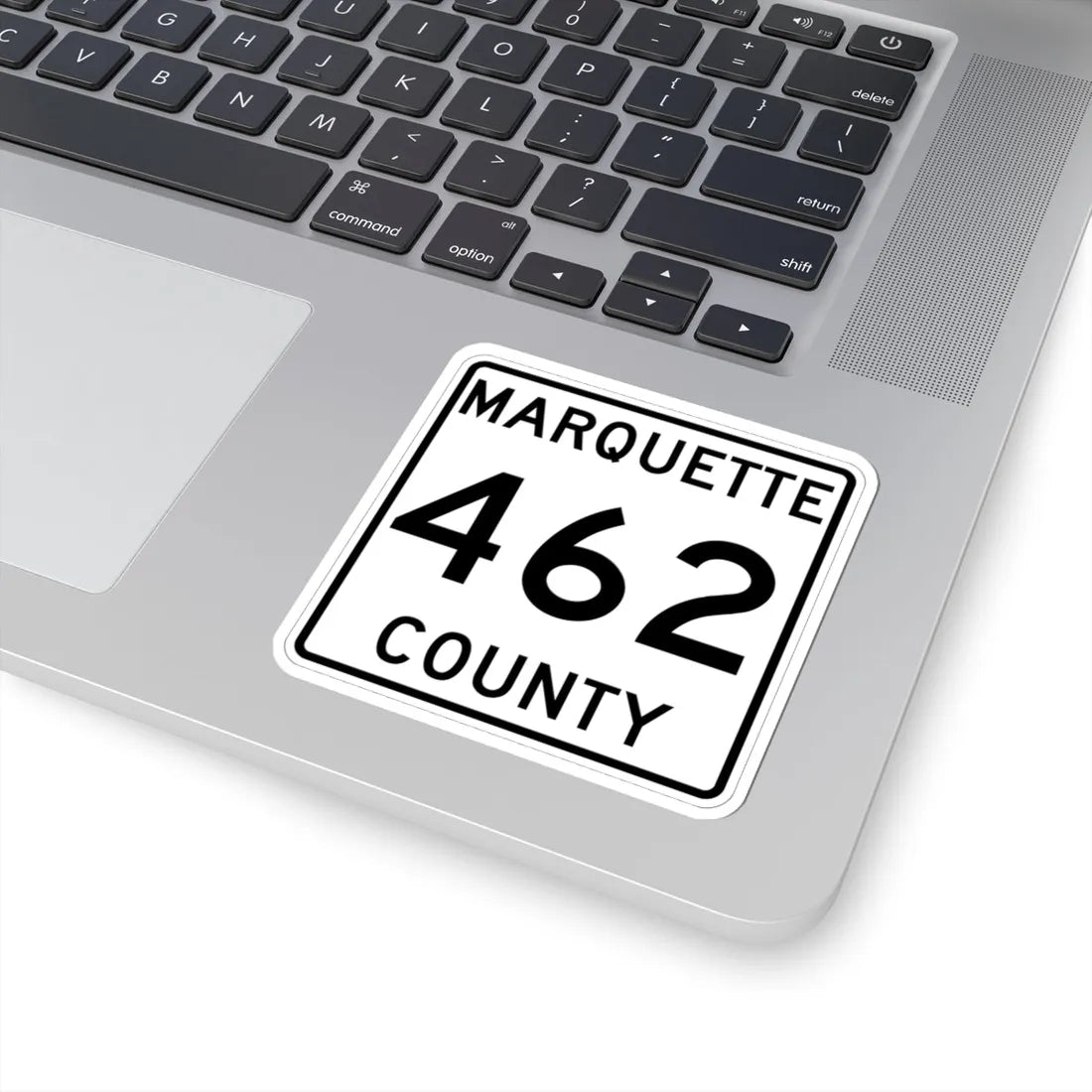 Michigan 462 Marquette County (Michigan) (Road Sign) STICKER Vinyl Kiss-Cut Decal - The Sticker Space