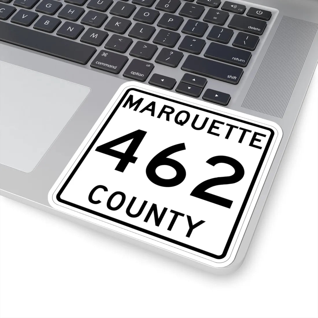 Michigan 462 Marquette County (Michigan) (Road Sign) STICKER Vinyl Kiss-Cut Decal - The Sticker Space