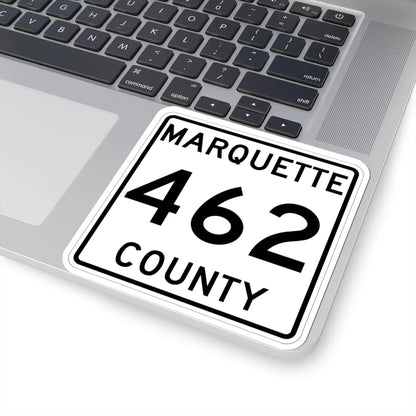 Michigan 462 Marquette County (Michigan) (Road Sign) STICKER Vinyl Kiss-Cut Decal - The Sticker Space