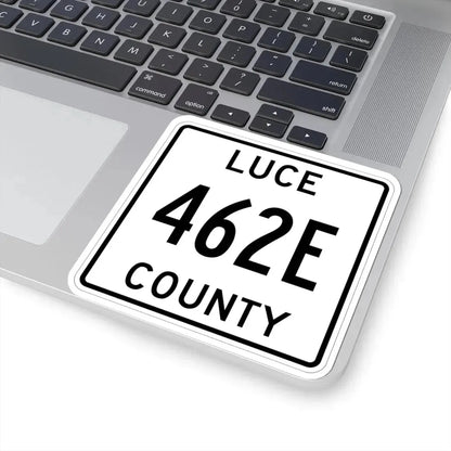 Michigan 462E Luce County (Michigan) (Road Sign) STICKER Vinyl Kiss-Cut Decal - The Sticker Space