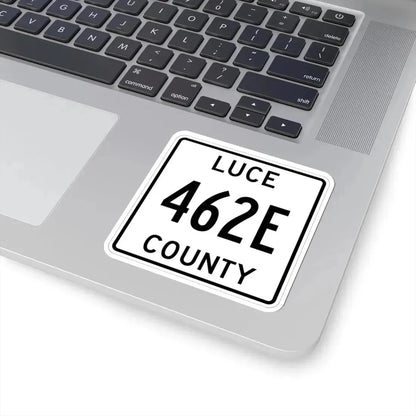 Michigan 462E Luce County (Michigan) (Road Sign) STICKER Vinyl Kiss-Cut Decal - The Sticker Space