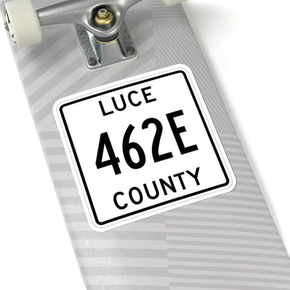 Michigan 462E Luce County (Michigan) (Road Sign) STICKER Vinyl Kiss-Cut Decal - The Sticker Space