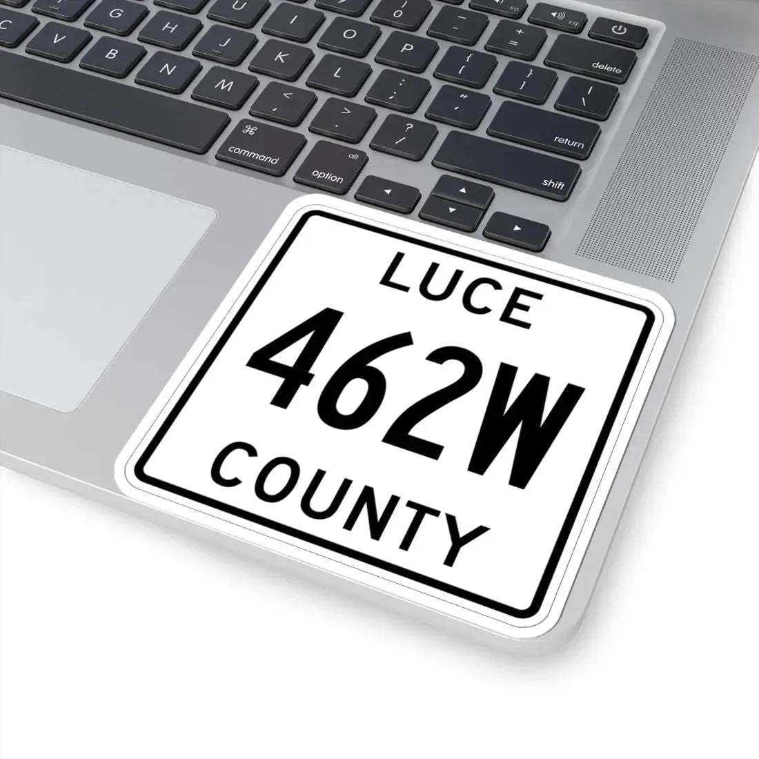 Michigan 462W Luce County (Michigan) (Road Sign) STICKER Vinyl Kiss-Cut Decal - The Sticker Space
