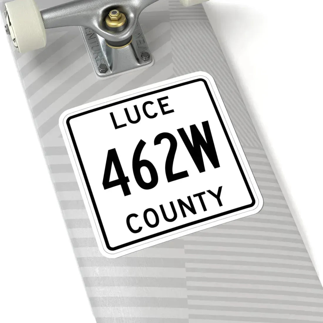 Michigan 462W Luce County (Michigan) (Road Sign) STICKER Vinyl Kiss-Cut Decal - The Sticker Space