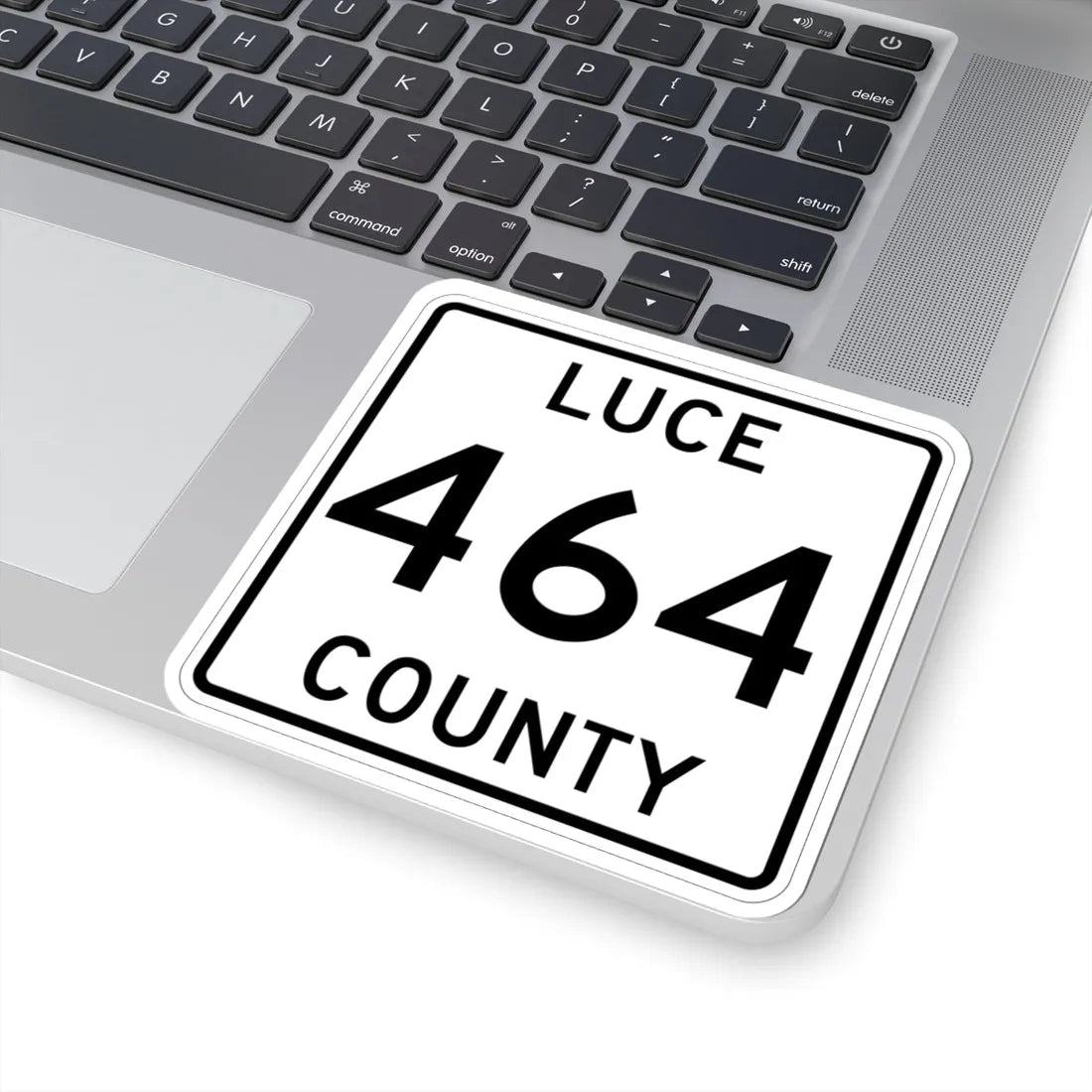 Michigan 464 Luce County (Michigan) (Road Sign) STICKER Vinyl Kiss-Cut Decal - The Sticker Space