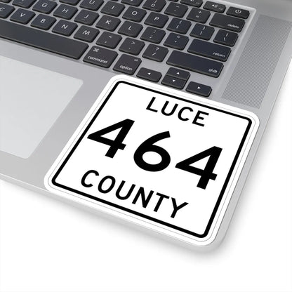 Michigan 464 Luce County (Michigan) (Road Sign) STICKER Vinyl Kiss-Cut Decal - The Sticker Space