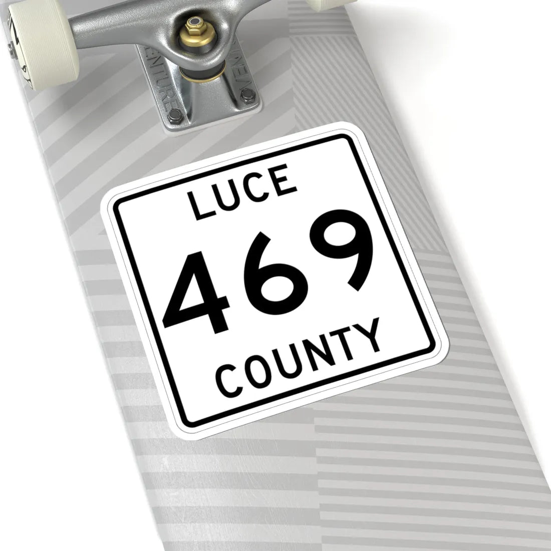 Michigan 469 Luce County (Michigan) (Road Sign) STICKER Vinyl Kiss-Cut Decal - The Sticker Space