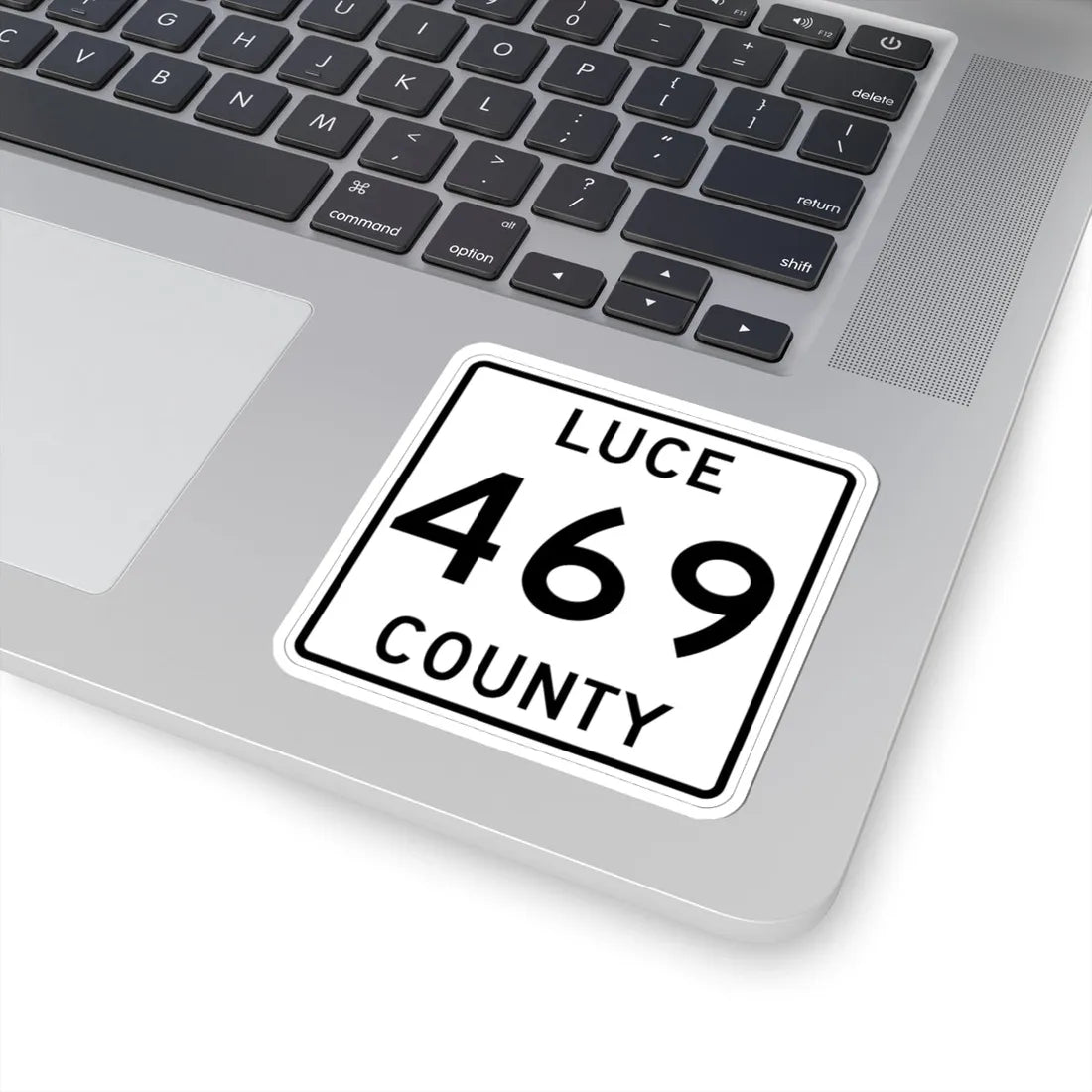 Michigan 469 Luce County (Michigan) (Road Sign) STICKER Vinyl Kiss-Cut Decal - The Sticker Space