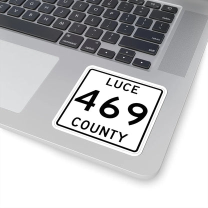 Michigan 469 Luce County (Michigan) (Road Sign) STICKER Vinyl Kiss-Cut Decal - The Sticker Space