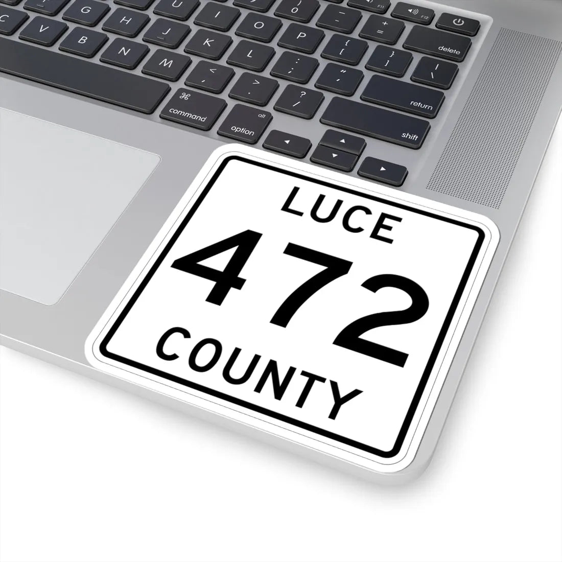 Michigan 472 Luce County (Michigan) (Road Sign) STICKER Vinyl Kiss-Cut Decal - The Sticker Space