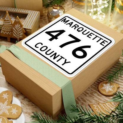 Michigan 476 Marquette County (Michigan) (Road Sign) STICKER Vinyl Kiss-Cut Decal - The Sticker Space