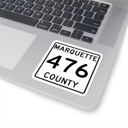 Michigan 476 Marquette County (Michigan) (Road Sign) STICKER Vinyl Kiss-Cut Decal - The Sticker Space