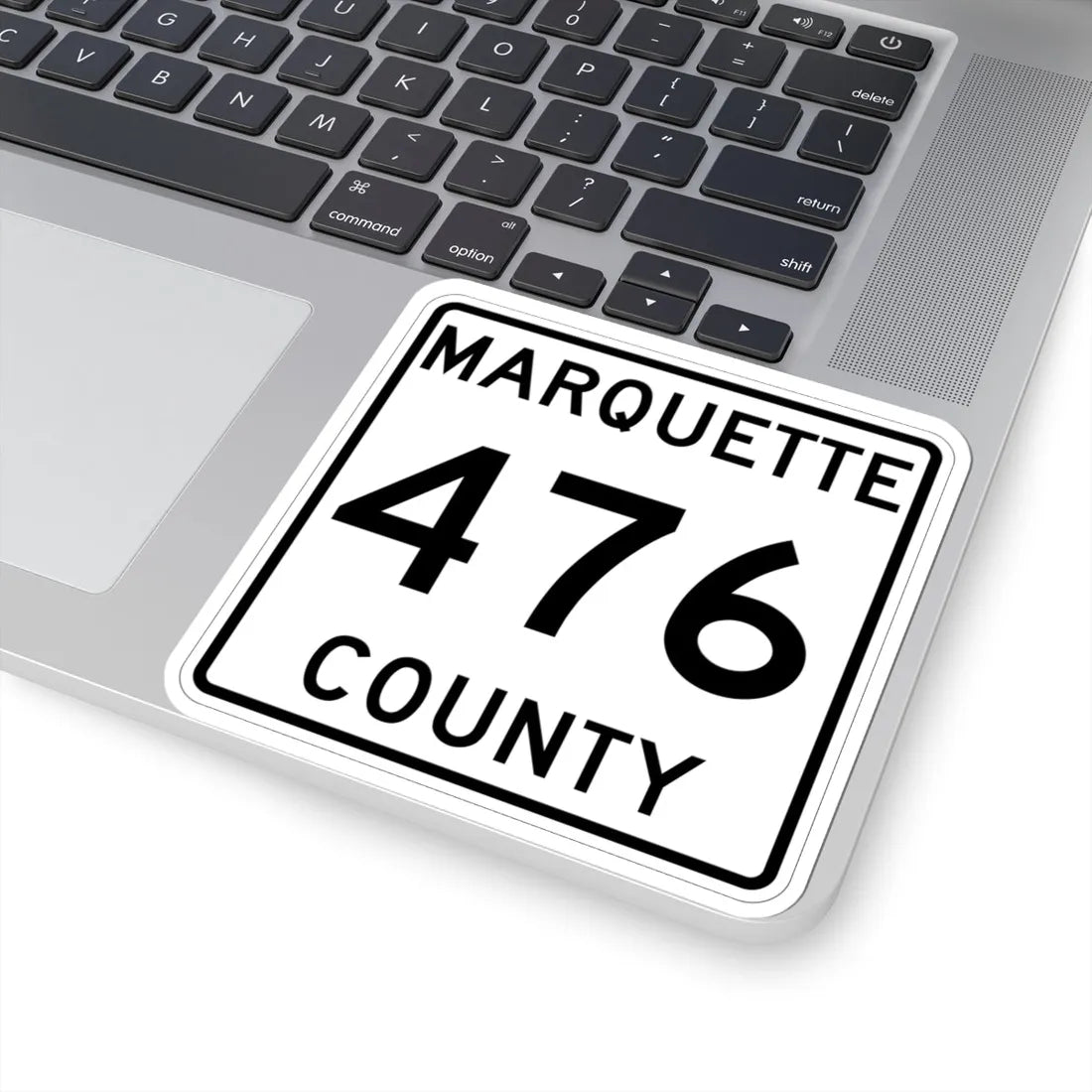 Michigan 476 Marquette County (Michigan) (Road Sign) STICKER Vinyl Kiss-Cut Decal - The Sticker Space