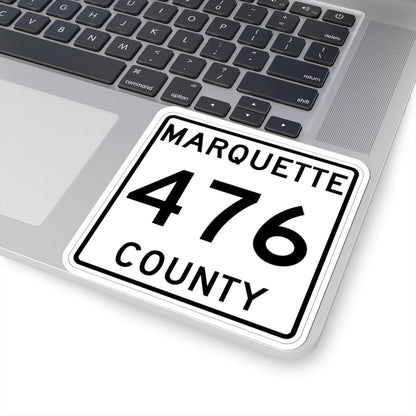 Michigan 476 Marquette County (Michigan) (Road Sign) STICKER Vinyl Kiss-Cut Decal - The Sticker Space
