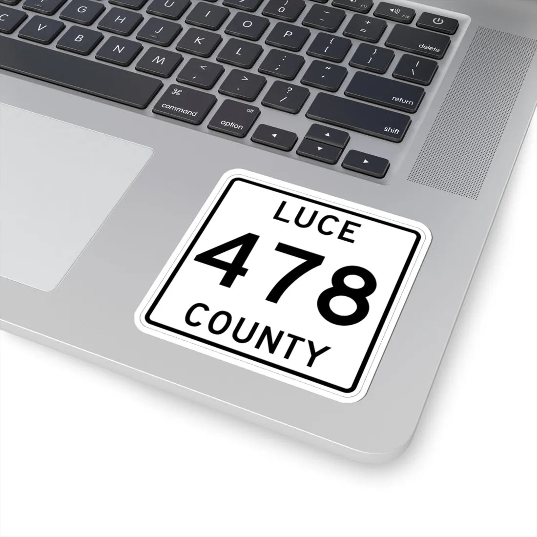Michigan 478 Luce County (Michigan) (Road Sign) STICKER Vinyl Kiss-Cut Decal - The Sticker Space