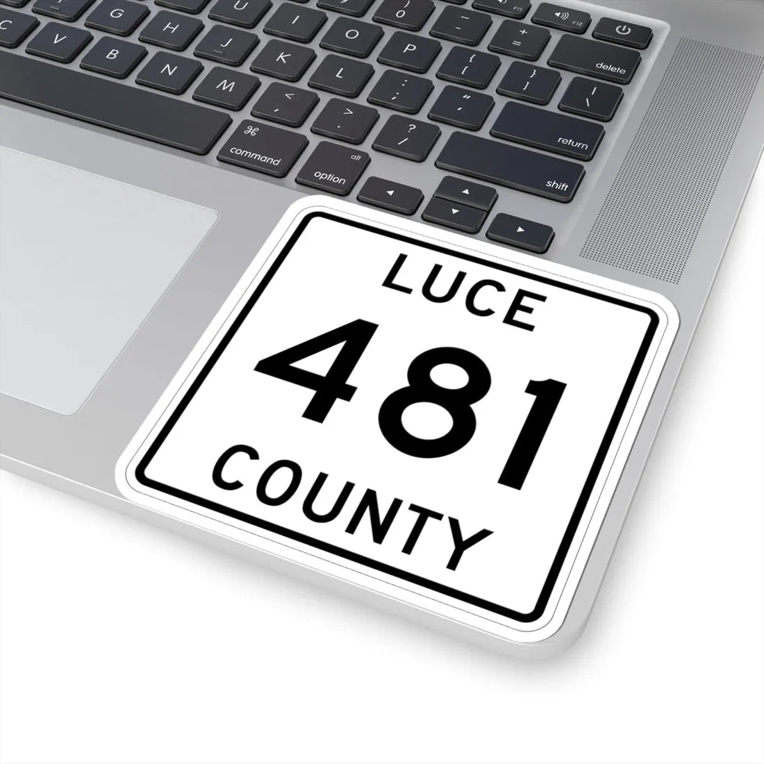 Michigan 481 Luce County (Michigan) (Road Sign) STICKER Vinyl Kiss-Cut Decal - The Sticker Space