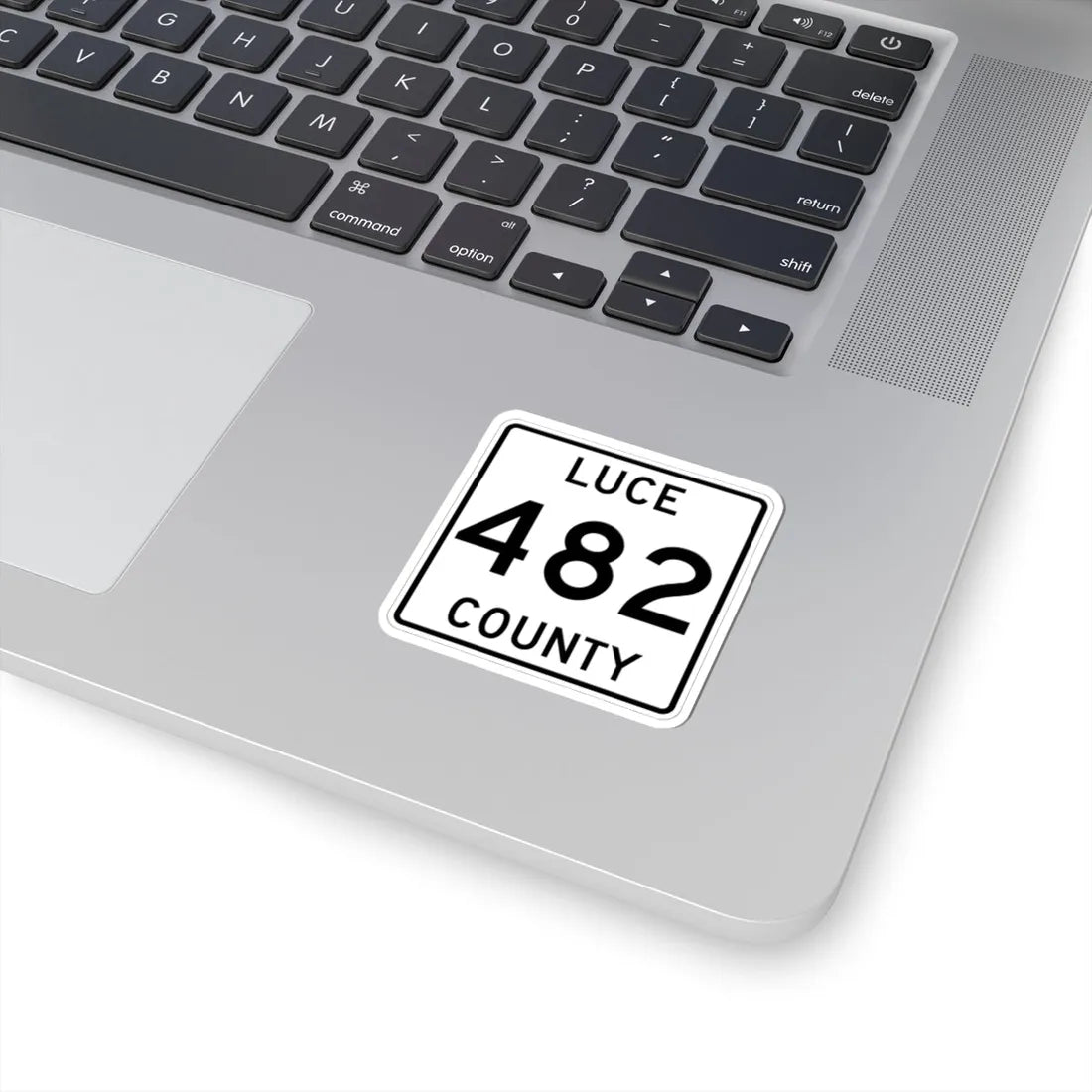 Michigan 482 Luce County (Michigan) (Road Sign) STICKER Vinyl Kiss-Cut Decal - The Sticker Space