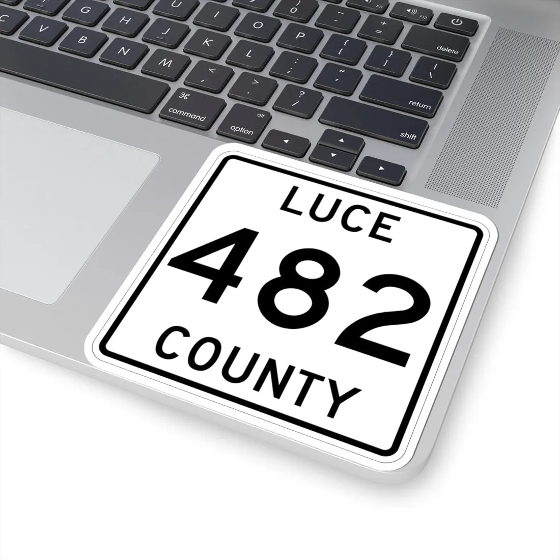 Michigan 482 Luce County (Michigan) (Road Sign) STICKER Vinyl Kiss-Cut Decal - The Sticker Space