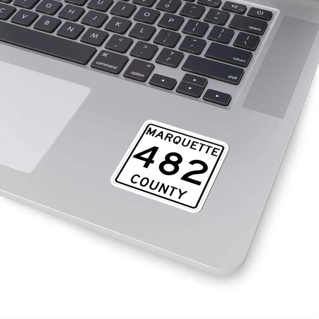 Michigan 482 Marquette County (Michigan) (Road Sign) STICKER Vinyl Kiss-Cut Decal - The Sticker Space