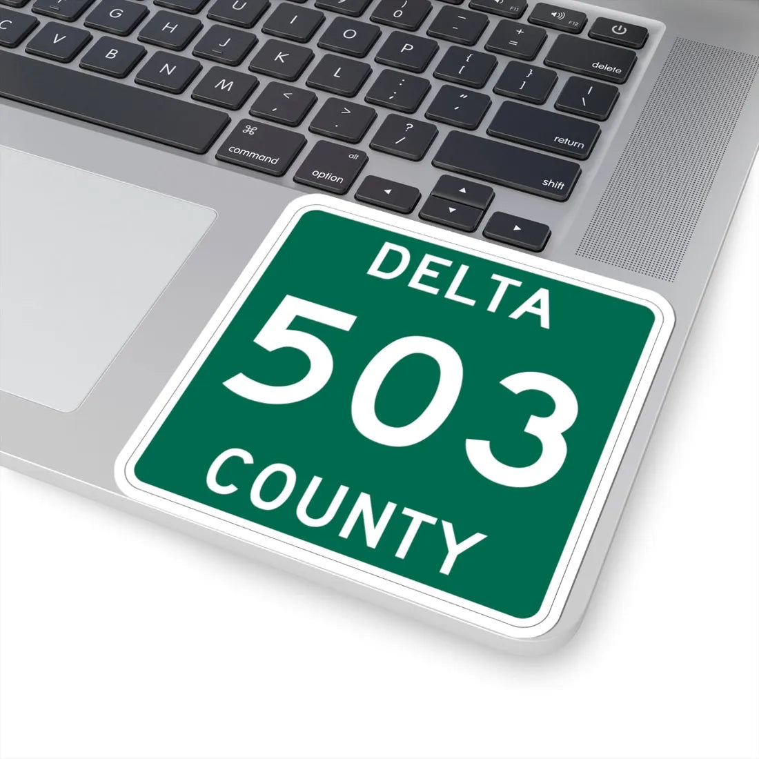 Michigan 503 Delta County (Michigan) (Road Sign) STICKER Vinyl Kiss-Cut Decal - The Sticker Space