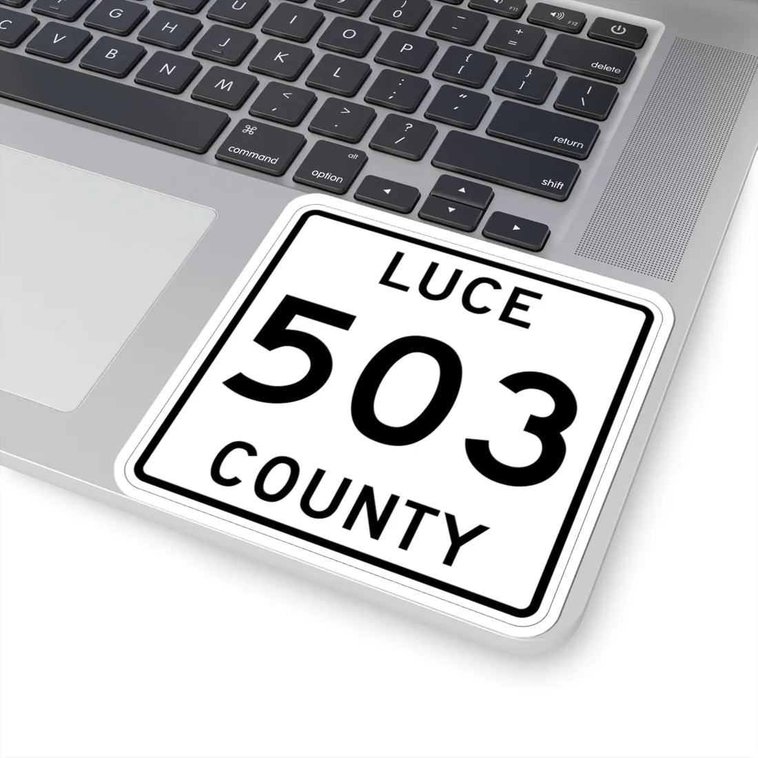 Michigan 503 Luce County (Michigan) (Road Sign) STICKER Vinyl Kiss-Cut Decal - The Sticker Space