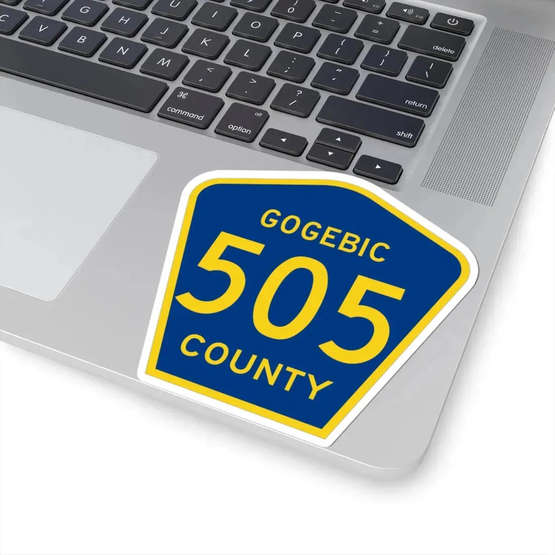 Michigan 505 Gogebic County (Michigan) (Road Sign) STICKER Vinyl Kiss-Cut Decal - The Sticker Space